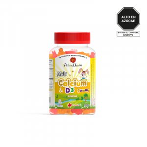 calcio y vitamina d3 gomitas niños prime health boticuy