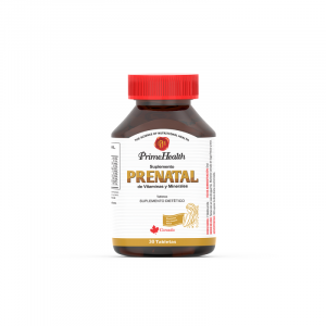 suplemento prenatal prime health acido fólico anemia embarazo