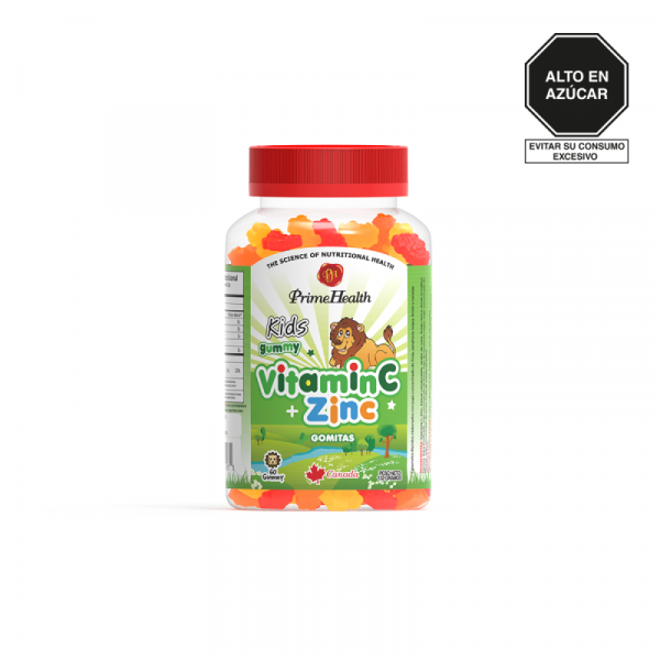 vitamina c zinc kids prime health niños salud sistema inmunológico boticuy