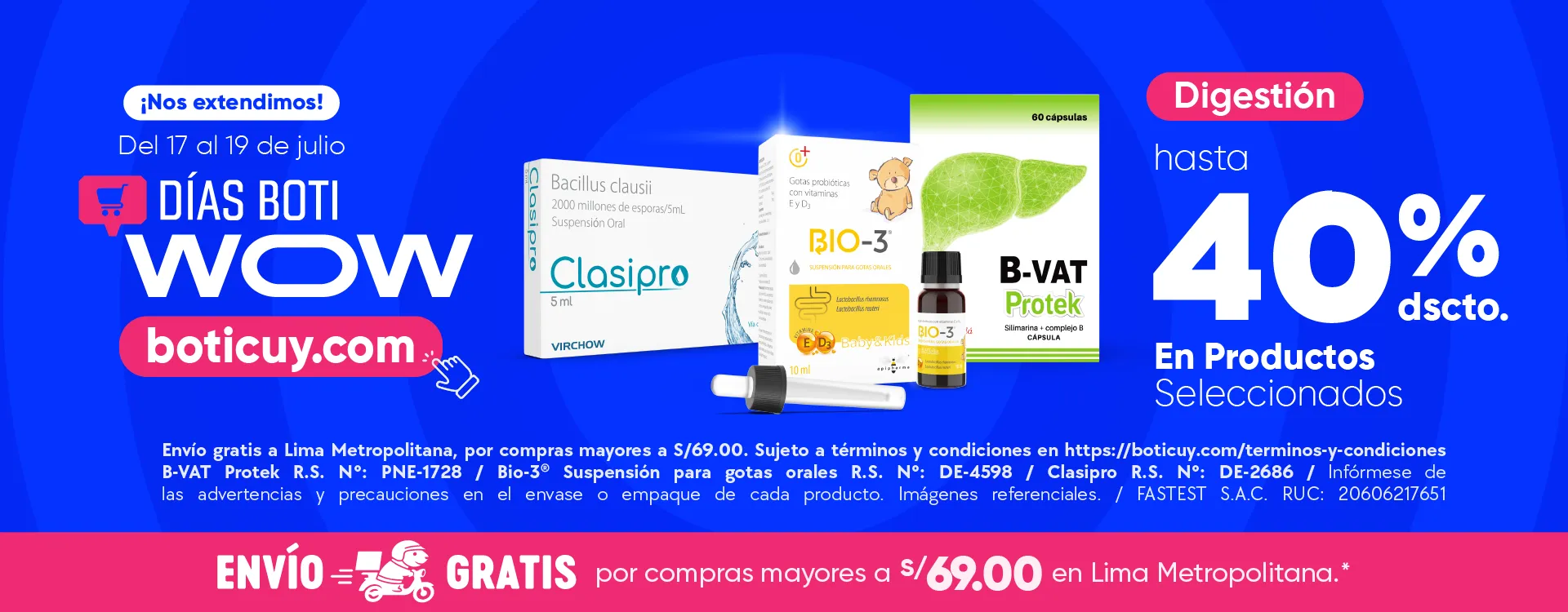 Dias Boti WOW Digestion - hasta 40% de descuento