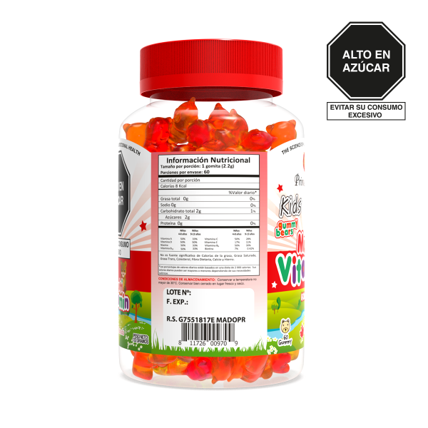 multivitamínico niños vitamina C vitamina B vitamina E vitamina D boticuy