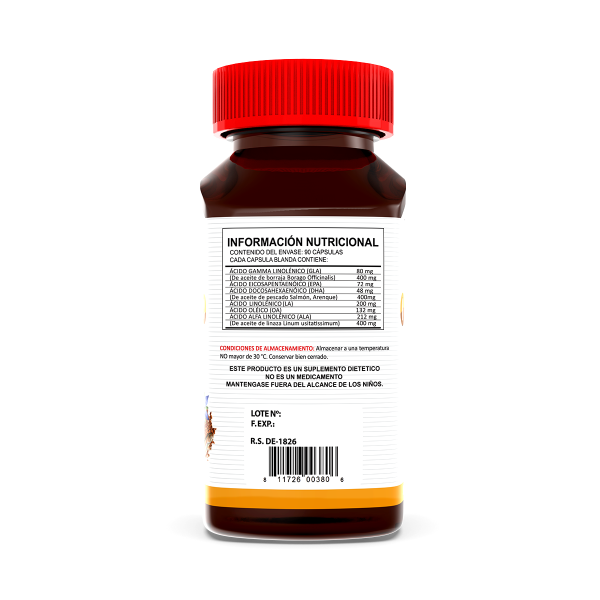 Omega 369 1200mg - 60 cápsulas - Imagen 2